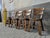 Contemporary Brutalist Oak Dining Chairs, 1970s, Set of 4 For Sale - Image 3 of 18