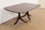 English Stickley Georgian Banded Mahogany Double Pedestal Dining Table, Newly Refinished For Sale - Image 3 of 10