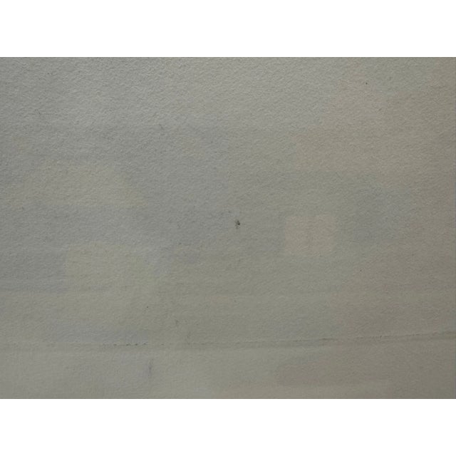 Gray 1970s Ryohei Tanaka "Harvest Season" Japanese Etching Signed Limited Edition 107/150 H For Sale - Image 8 of 8