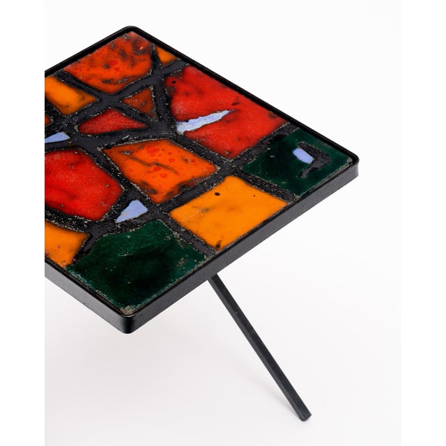 1970s Period Mid-Century Modern Vallauris Side Table For Sale - Image 4 of 9