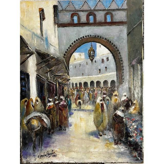 René Alphonse Van Den Berghe, Erik the Belgian, 1990s, Oil on Canvas For Sale - Image 9 of 9