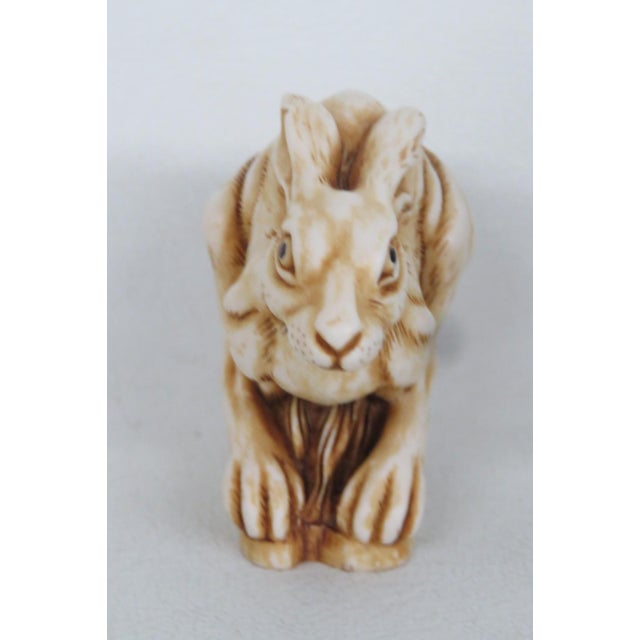 Harmony Kingdom 1999 Harry Rabbit NetsUKe Treasure Jest Figurine With Box 5137b For Sale - Image 4 of 7