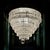 Illuminate your space with timeless elegance through this exquisite Art Deco Wedding Cake Chandelier, crafted circa 1920s....
