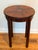 English Antique Flame Mahogany Inlaid Round Side Table For Sale - Image 3 of 11