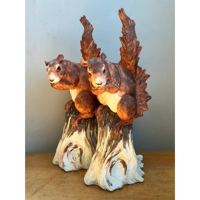 Vintage Ceramic Woodland Squirrel Figures For Sale - Image 11 of 12