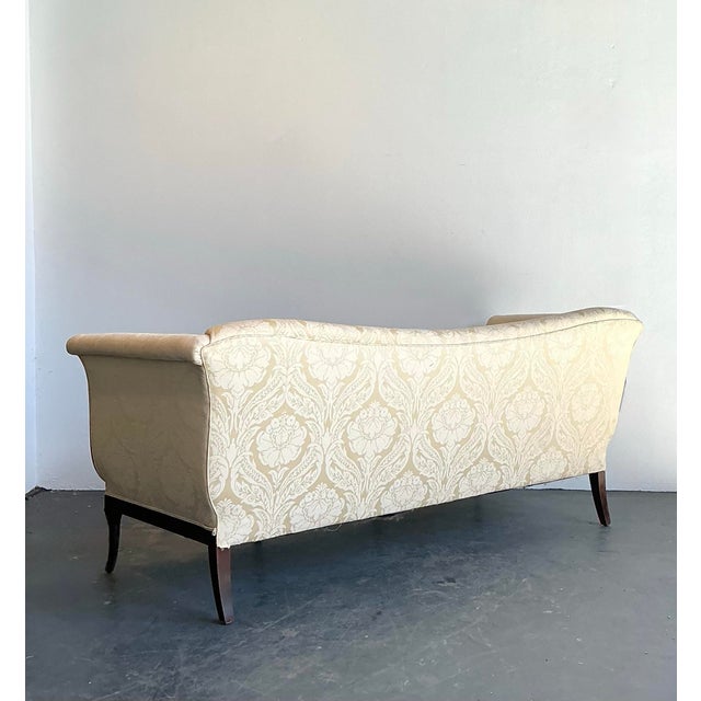 Vintage Federal Carved Mahogany Sofa For Sale - Image 10 of 12