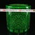 Ceramic Late 20th Century Green Glazed Reticulated Porcelain Brush Pot For Sale - Image 7 of 8