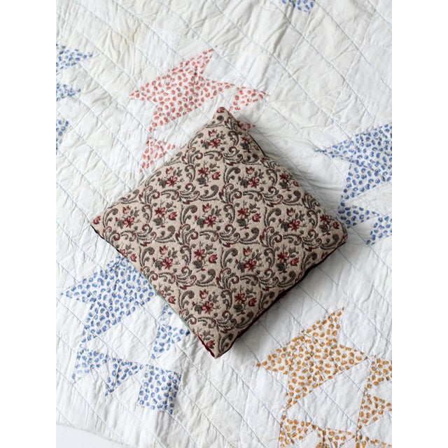 Antique Crazy Quilt Throw Pillow Chairish