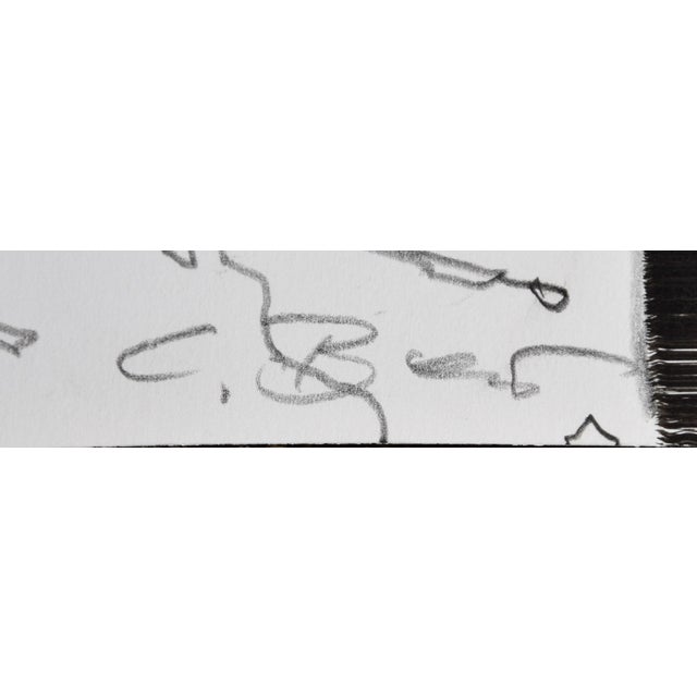 Christian (chris) bauer "standing nude" signed lower right ink and pencil on white drawing paper ---unframed--- size: 70 x...