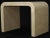 Tessellated Stone Veneer C Shape Side Coffee End Table For Sale - Image 9 of 9