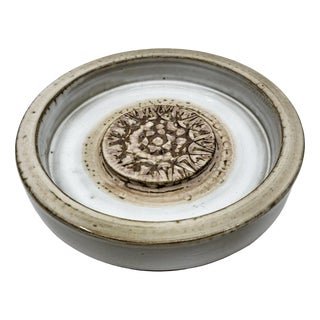 Stoneware Trinket Tray in the style of Jacques Pouchain, France, 1950 For Sale