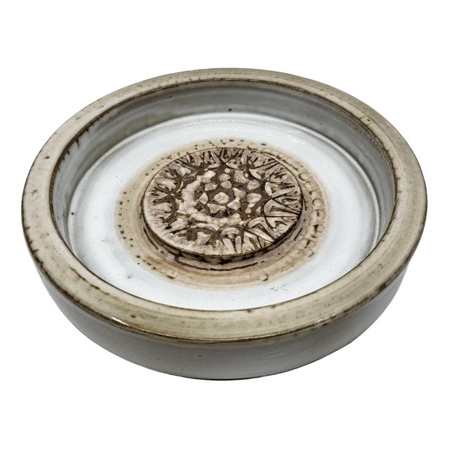 Stoneware Trinket Tray in the style of Jacques Pouchain, France, 1950 For Sale