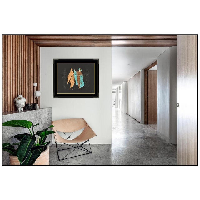 Message us to inquire about custom framing options! (Included for free with every purchase) The artwork here, "On The...