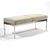 A handsome and useful piece by Steelcase, this bench is very similar to the design by Florence Knoll. It features a...