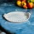 White Ceramic Basketweave Woven Tray For Sale - Image 9 of 11