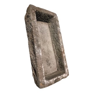 Antique French Stone Trough in Volcanic Rock, 1750-1850 For Sale
