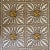 2020s Designer Vicki Payne Free Spirit Brown Cream Gold Yellow Taupe Crest Tile Medallion Fabric Sample For Sale - Image 5 of 5