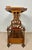 Victorian Walnut Canterbury Magazine Rack with Tray Top, 1930 For Sale - Image 9 of 11