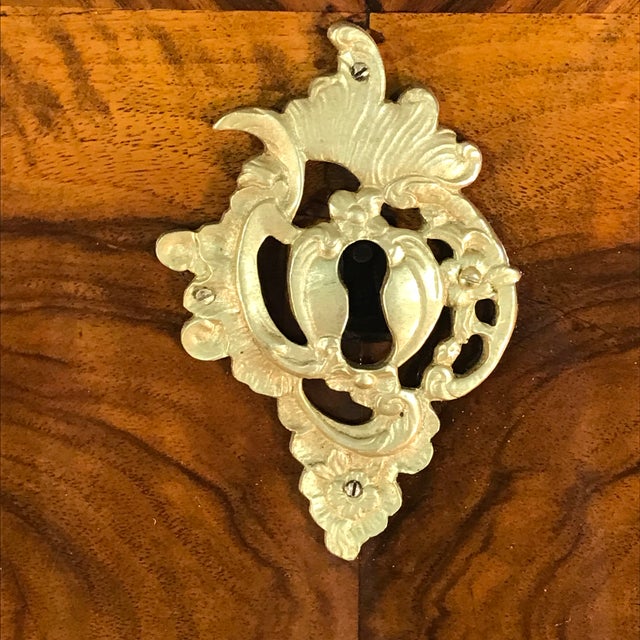 Wood Baroque Secretary Desk, Germany 1750, Walnut For Sale - Image 7 of 10