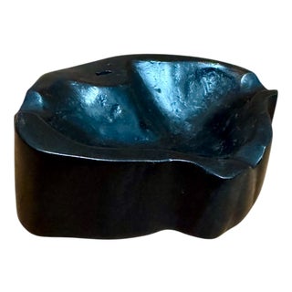 Vintage French Wooden Ashtray, 1950s For Sale