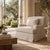 Bruce Chair - Belgian Inspired Roll Slip Covered in 100% Linen For Sale - Image 14 of 15