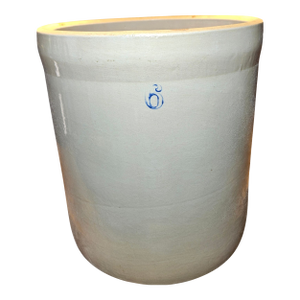 6 Gallon Salt Glazed Stoneware Crock