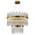 Collection Spiga Chandelier in Metal and Glass by Jago For Sale - Image 15 of 15