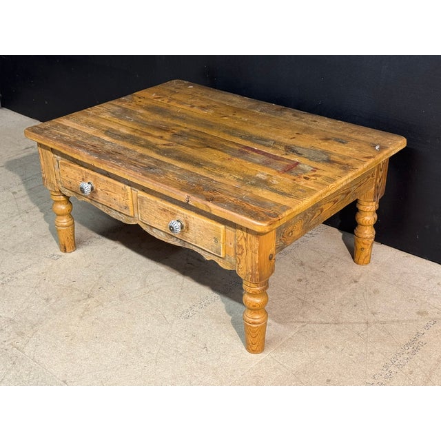 1930s Pine Coffee Table, 1930 For Sale - Image 5 of 10