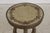 Vintage Eglomise Glass Top Accent Table For Sale - Image 4 of 13