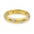 Tiffany and Co. Tiffany & Co. 18k Yellow Gold + Platinum Etoile Diamond Band Ring Size 5.5 For Sale - Image 4 of 6