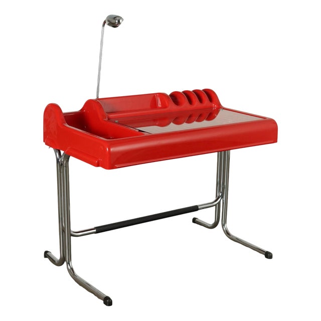 Vintage Orix Writing Desk by Vittorio Parigi and Nanni Prina for A Molteni & Co. For Sale