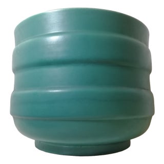 Large Futurist Vase by Giovanni Gariboldi for Richard Ginori San Cristoforo, Italy, 1930s For Sale