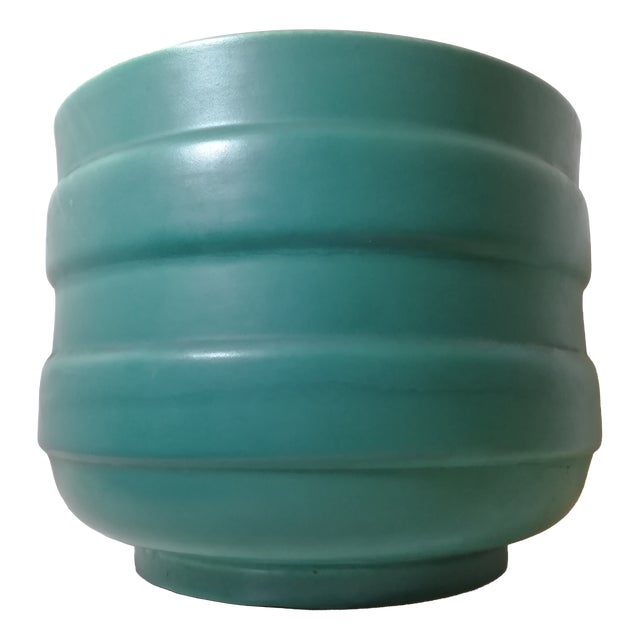 Large Futurist Vase by Giovanni Gariboldi for Richard Ginori San Cristoforo, Italy, 1930s For Sale