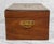 Antique English Benson & Hedges Mahogany Metal Lined Cigar Tobacco Humidor Box For Sale - Image 14 of 15