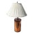 American Arts and Crafts Copper & Nail Head Drum Table Lamp For Sale