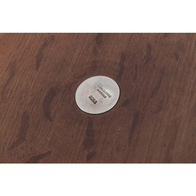 Light Grey Glazed Ribbed Stoneware Bowl by Arne Bang, 1940s-1950s, Set of 2 For Sale - Image 6 of 8