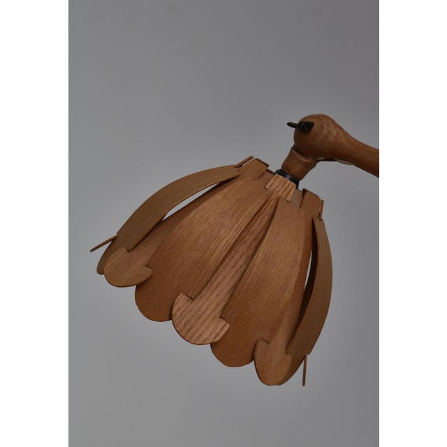 Scandinavian Modern Luxus Ashwood Table Lamp by Östen Kristiansson, Sweden, 1960s For Sale - Image 9 of 18