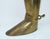 English Vintage English Brass Boot Umbrella Stand For Sale - Image 3 of 14