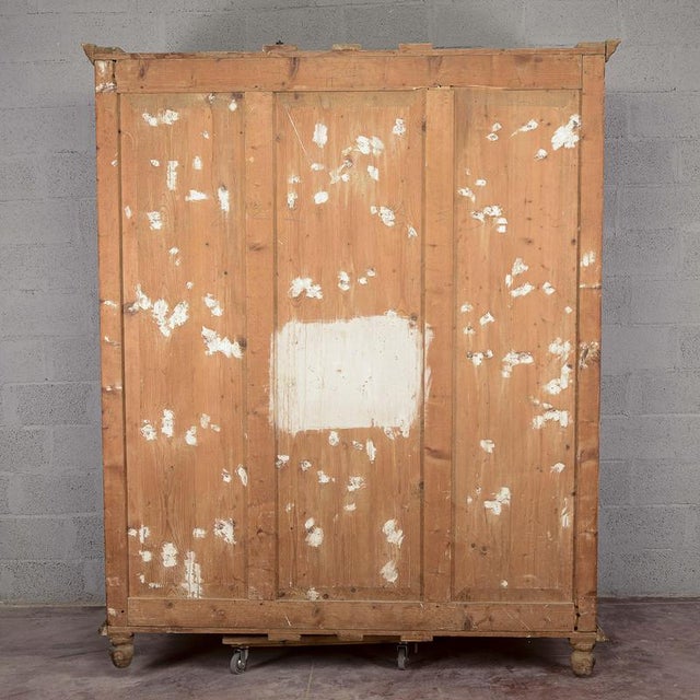 Brown 19th Century Sideboard with Black Trim, Italy For Sale - Image 8 of 18