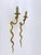 Vintage Cast Brass Cobra Wall Lamps from Maison Jansen, 1960s, Set of 2 For Sale - Image 14 of 18