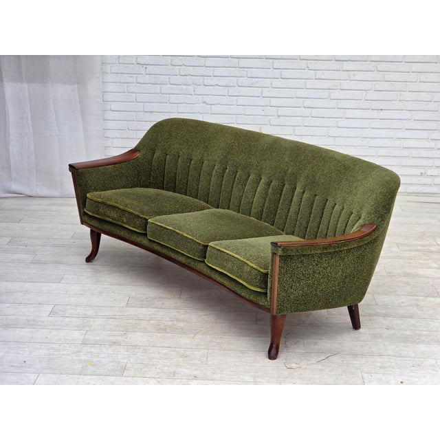 Vintage Norwegian Three-Seater Sofa in Teak Wood, 1970s For Sale - Image 15 of 18