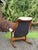 Mid-Century Modern Vintage Scandinavian Leather Rocking Chair For Sale - Image 3 of 7