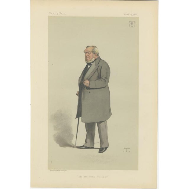 Unknown, British Elites 1883, Paper, Set of 6 For Sale - Image 3 of 10