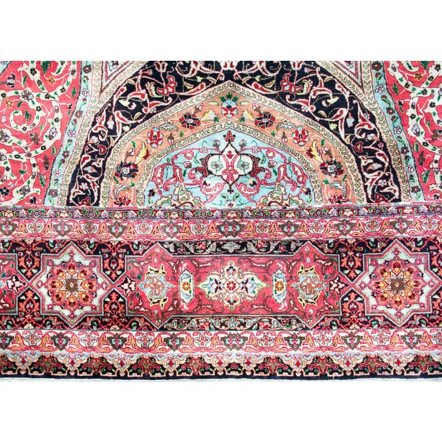 Vintage Persian Qum Rug For Sale - Image 13 of 15