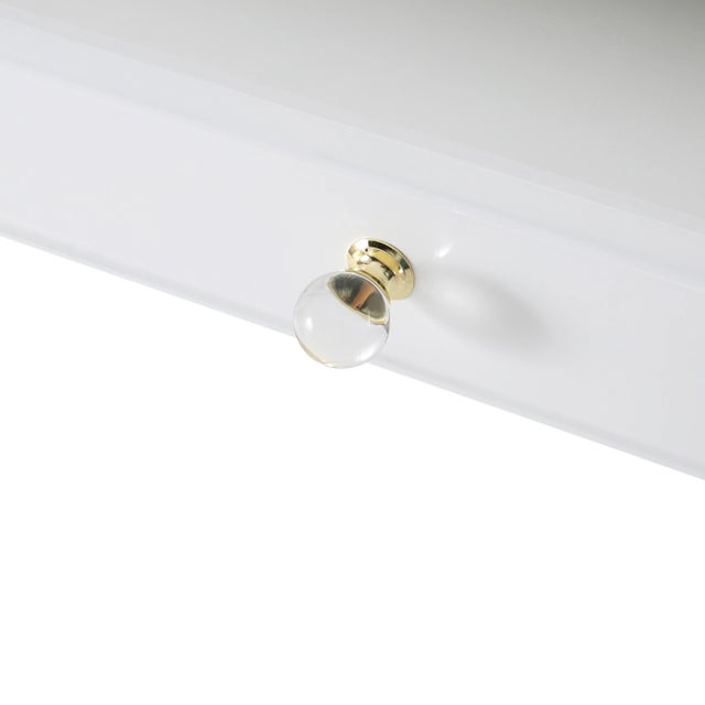 Janie White Lacquer Desk For Sale In Los Angeles - Image 6 of 10