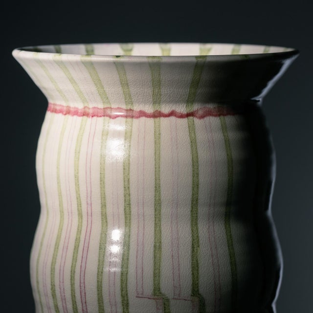 Ceramic Large Dutch Ceramic Vase, 1991 For Sale - Image 7 of 9