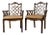 Mid 20th Century Pair of Chippendale Style Armchairs from the Bob Newhart Estate For Sale