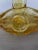 Vintage Indiana Glass Constellation Yellow-Colored Glass Basket For Sale - Image 9 of 10