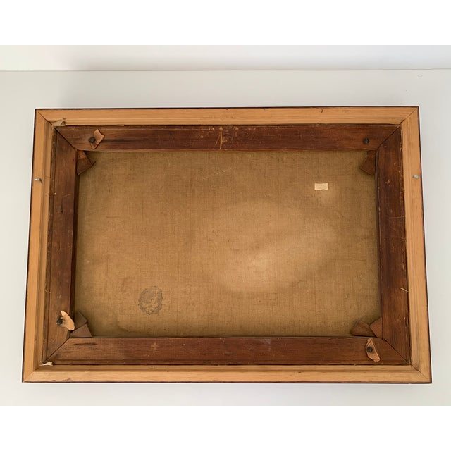 Antique Still Life of Bread and Apples Artist Unknown For Sale - Image 9 of 9