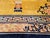 Antique Art Deco Chinese Rug, Hand-Knotted Wool, Pastel Yellow & Blue, 10x15 For Sale - Image 18 of 18
